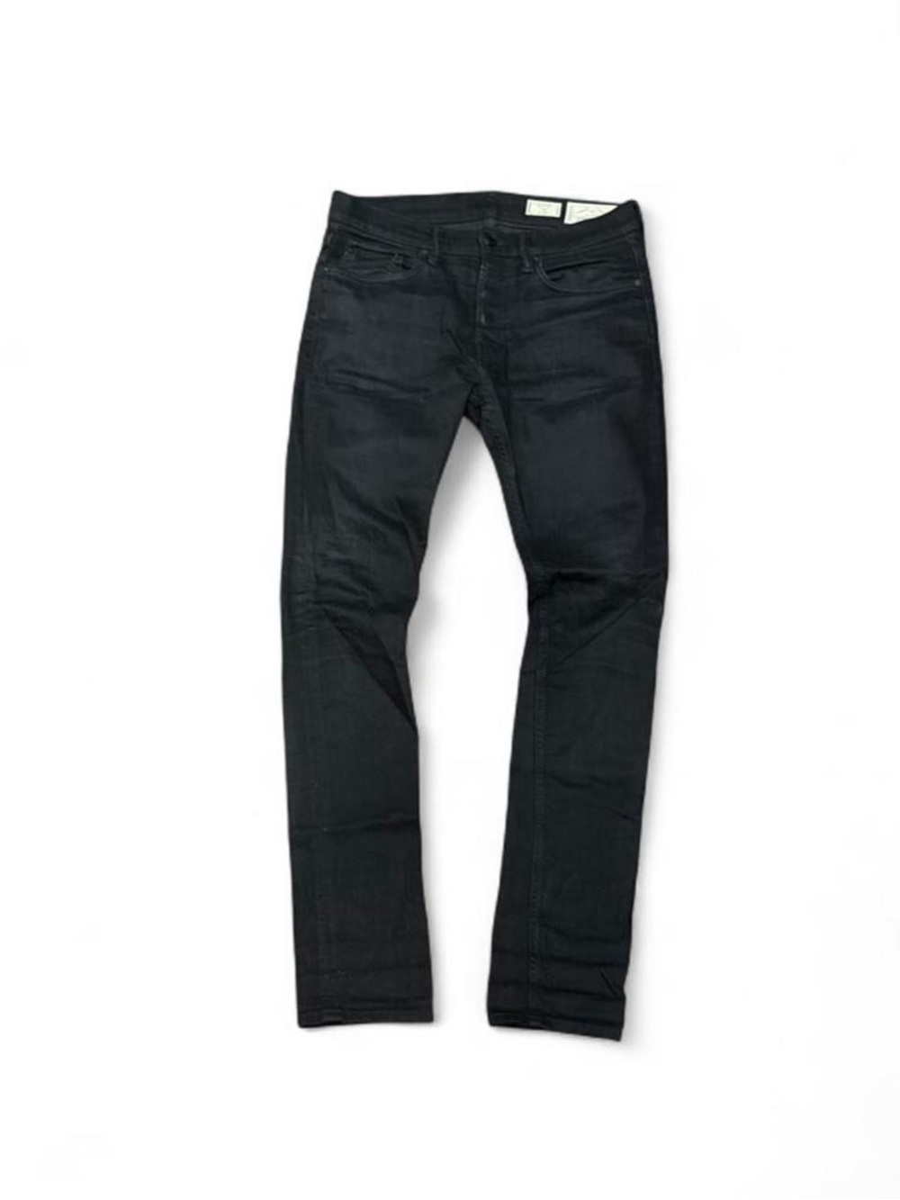 AllSaints Razor Black Slim Skinny Jeans